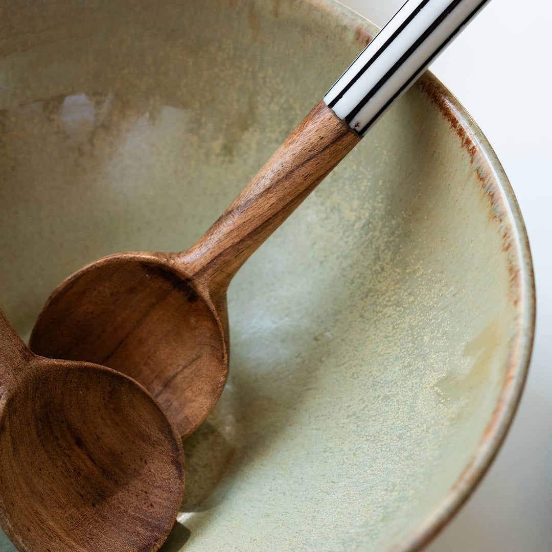8 Kişilik Stoneware Yemek Takımı - Müdavim Yeşil