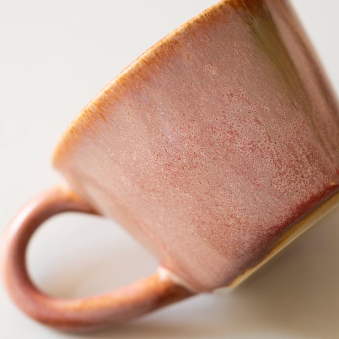 Stoneware Küçük Boy Kupa - Gonca Pembe