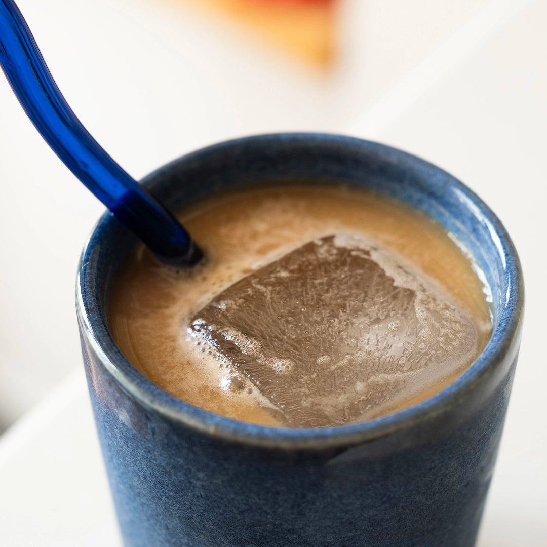 Stoneware Tumbler Bardak - Sayfi Mavi