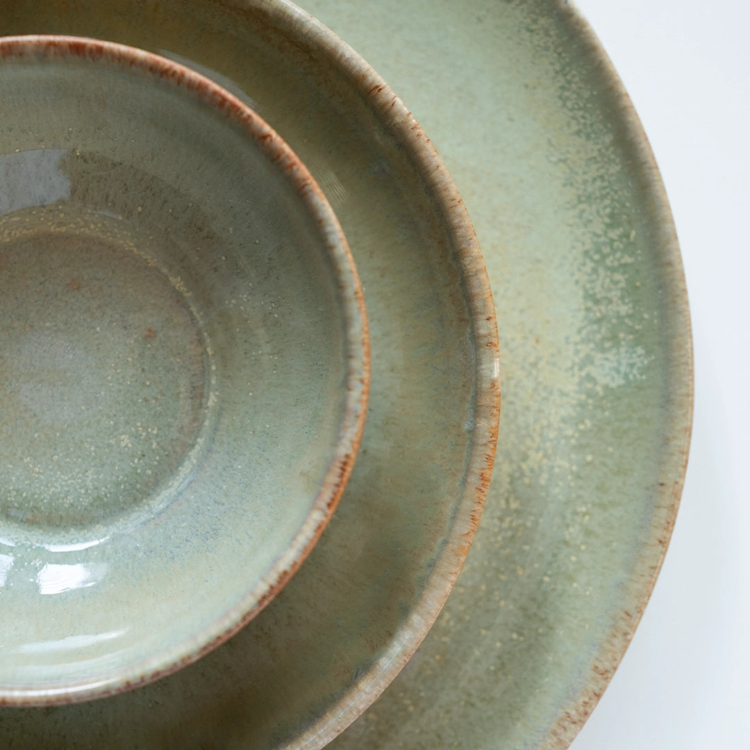 Stoneware Yemek Tabağı - Müdavim Yeşil