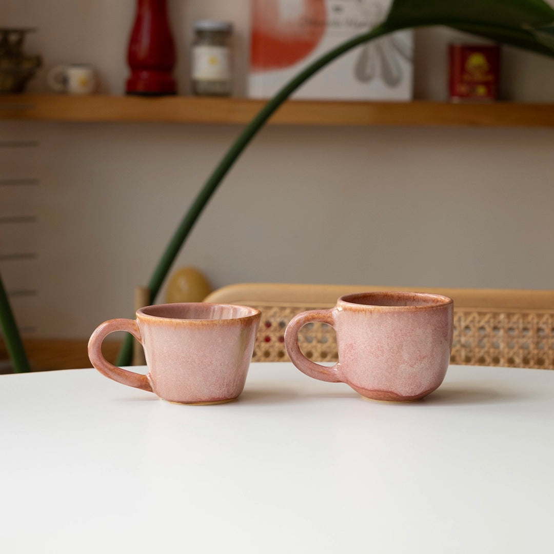Stoneware Orta Boy Kupa - Gonca Pembe