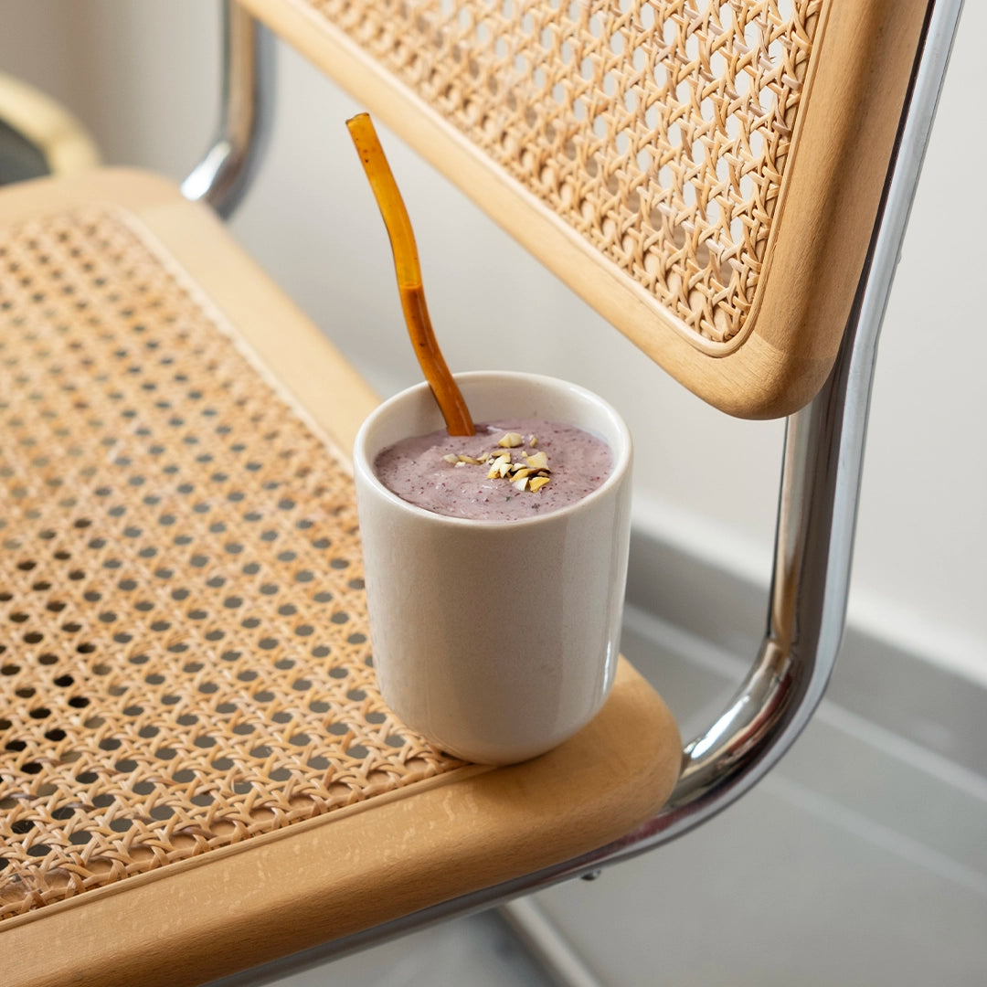 Stoneware Tumbler Bardak - İnci Beyaz