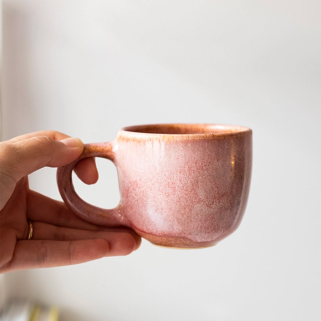 Stoneware Orta Boy Kupa - Gonca Pembe