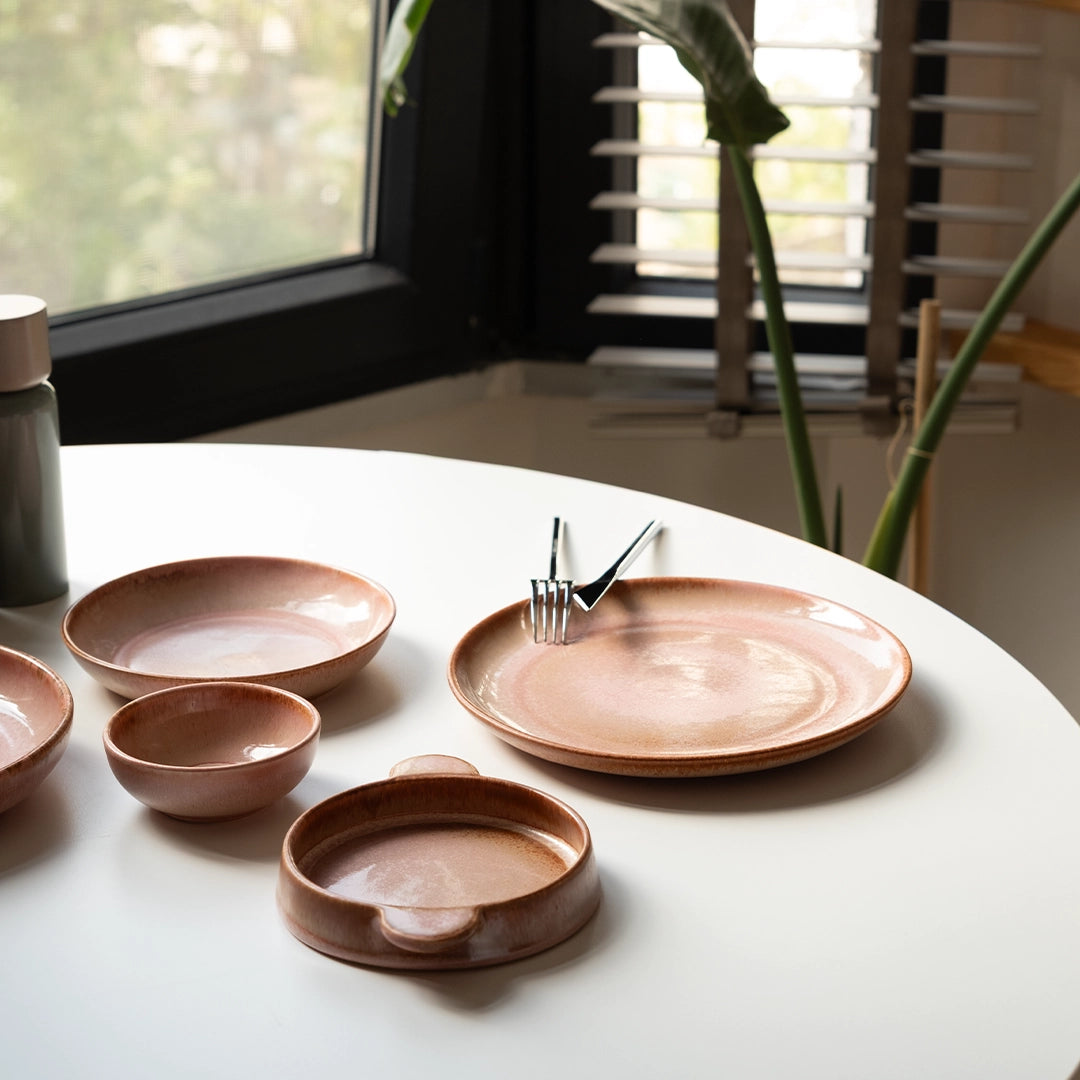 Kalabalık Sofralar Mezelikli Kahvaltı Takımı - Gonca Pembe