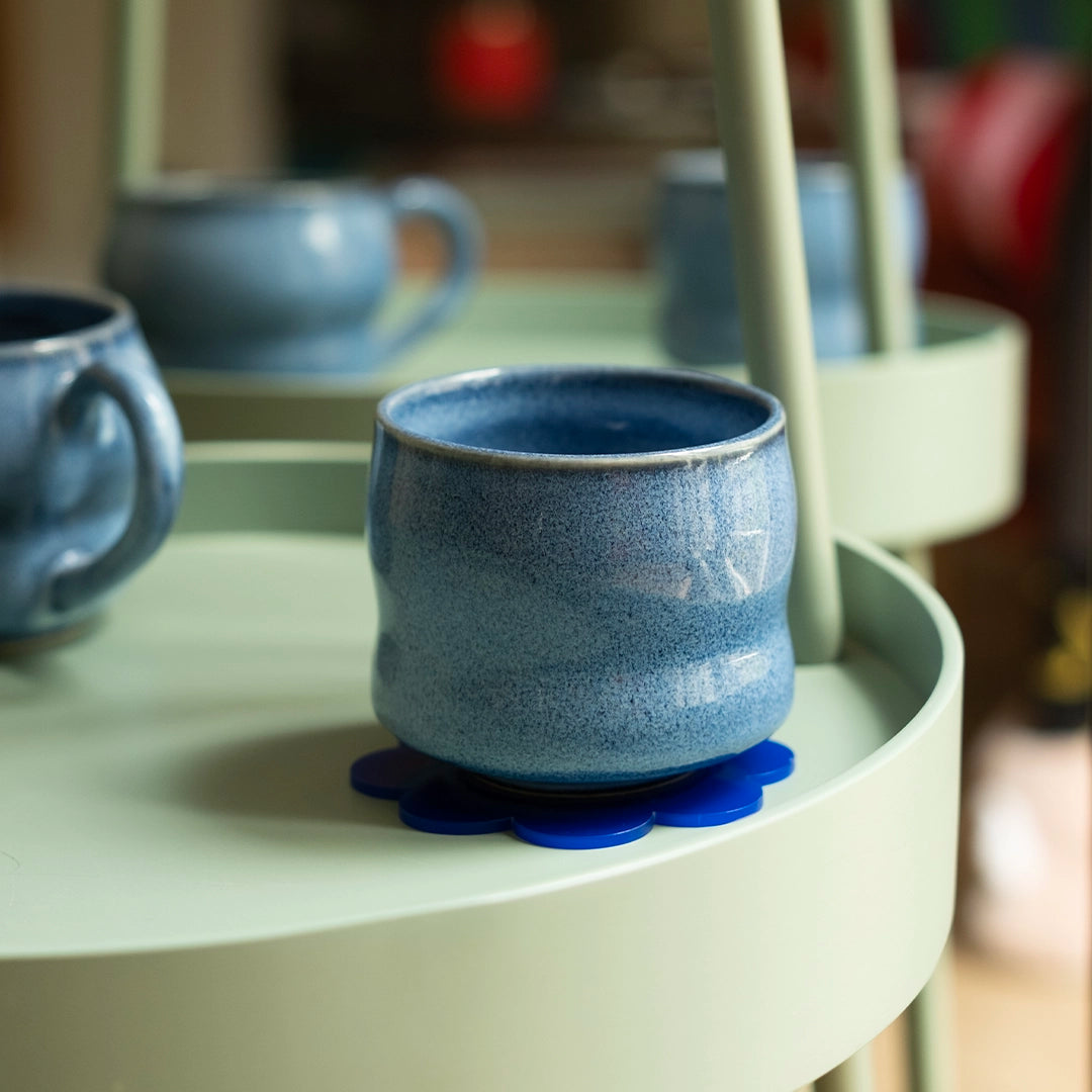 Stoneware Büyük Bardak - Sayfi Mavi