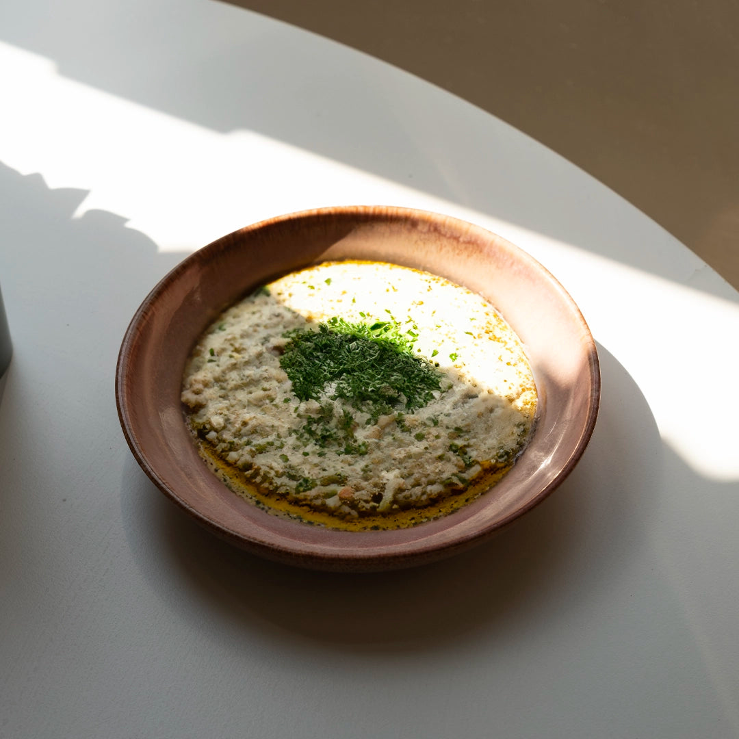 Stoneware Mezelik Tabak - Gonca Pembe