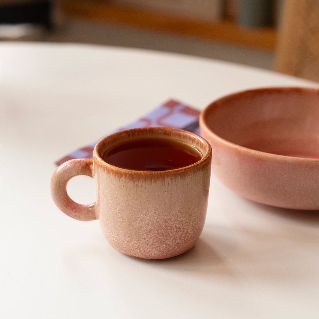Kahvaltı Ritüeli: Gonca Pembe Bowl + Kupa
