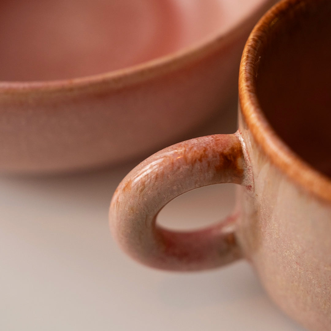 Kahvaltı Ritüeli: Gonca Pembe Bowl + Kupa
