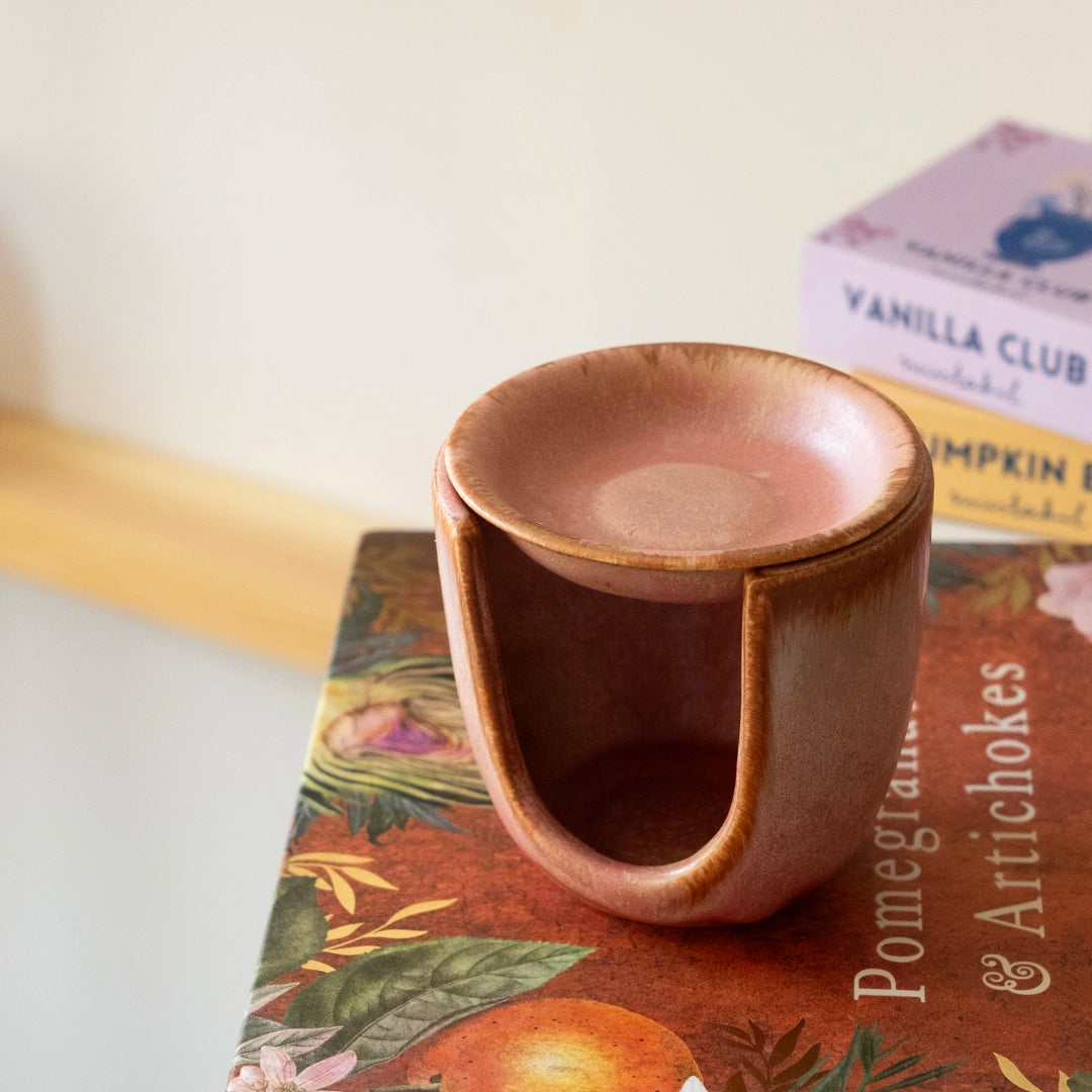Stoneware Buhurdanlık II - Gonca Pembe