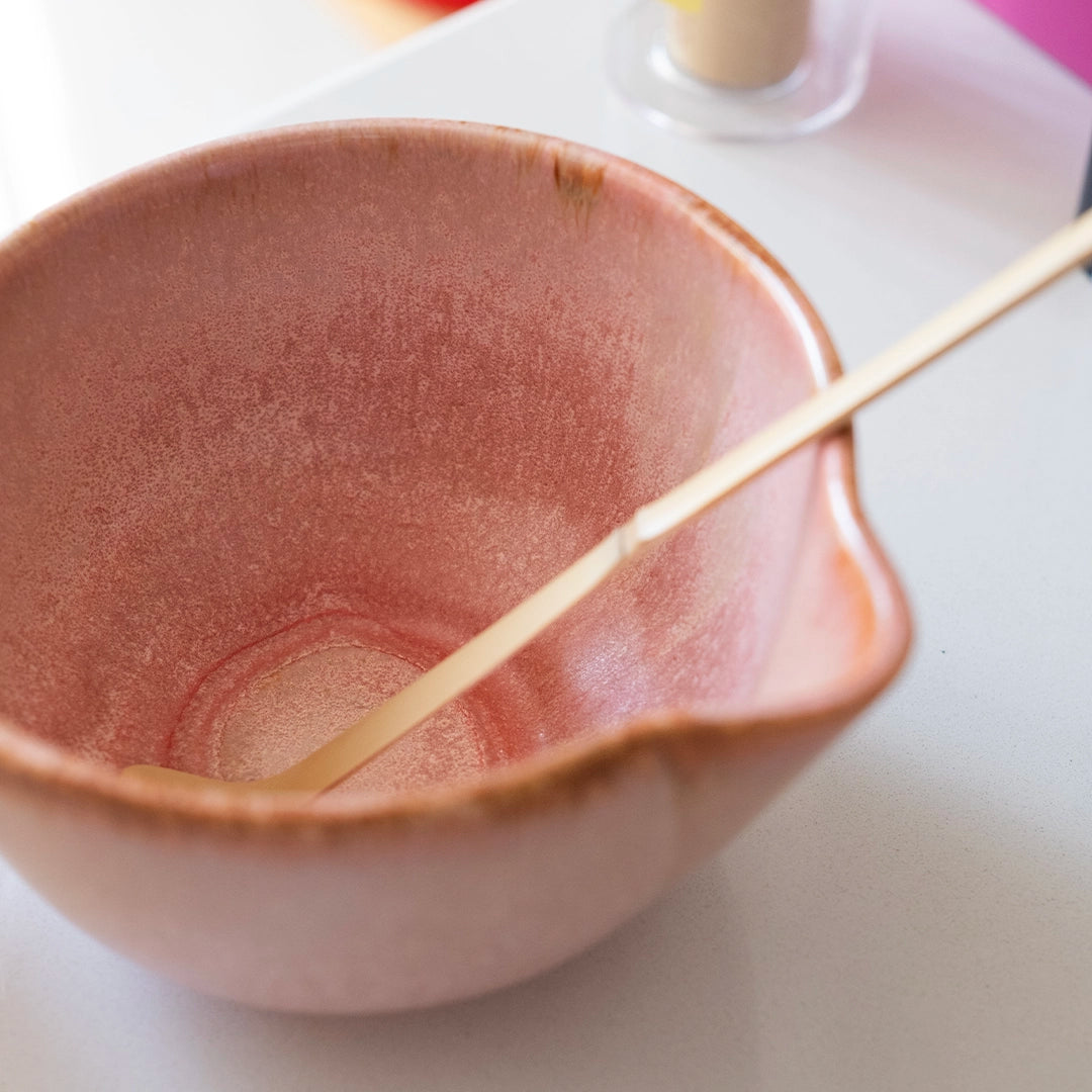 Stoneware Matcha Kasesi - Gonca Pembe