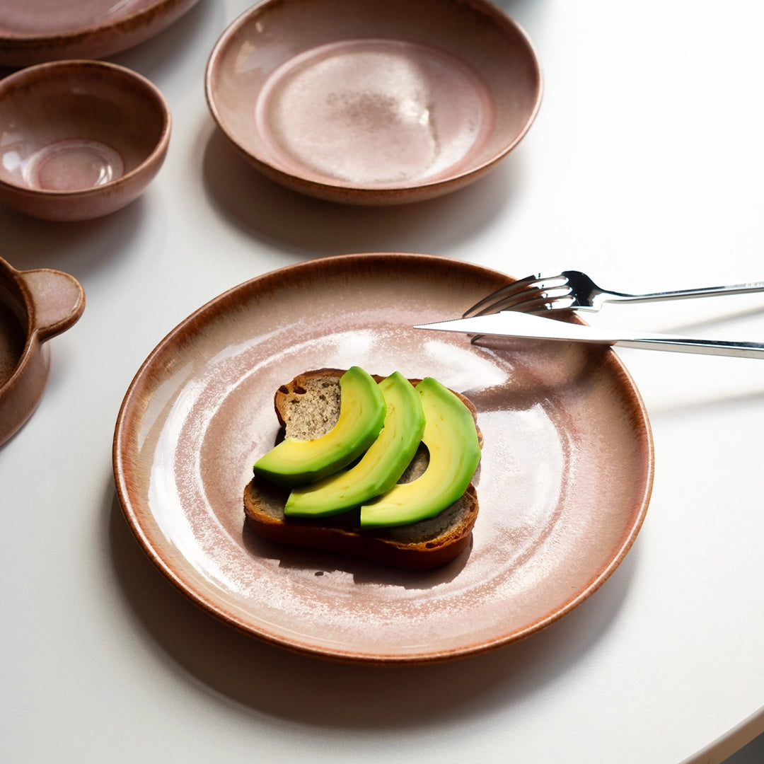 Çekirdek Aile Mezelikli Kahvaltı Takımı - Gonca Pembe