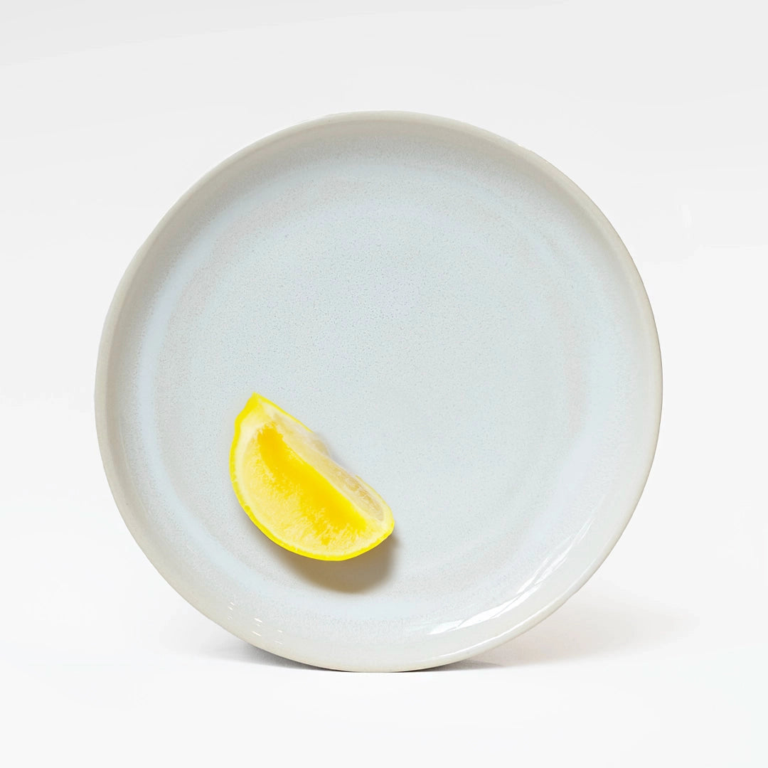 Stoneware Yemek Tabağı - İnci Beyaz