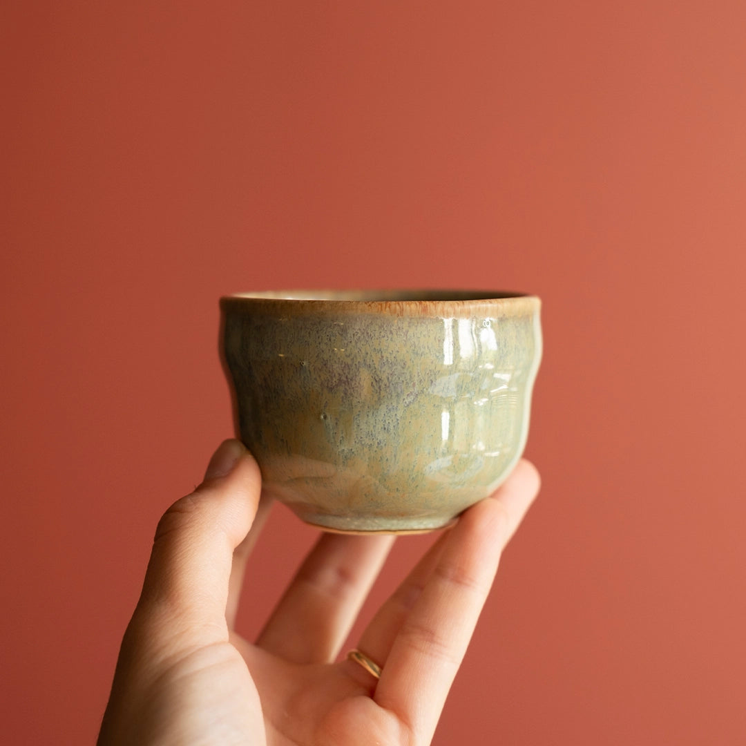 Stoneware Cortado Bardak - Müdavim Yeşil