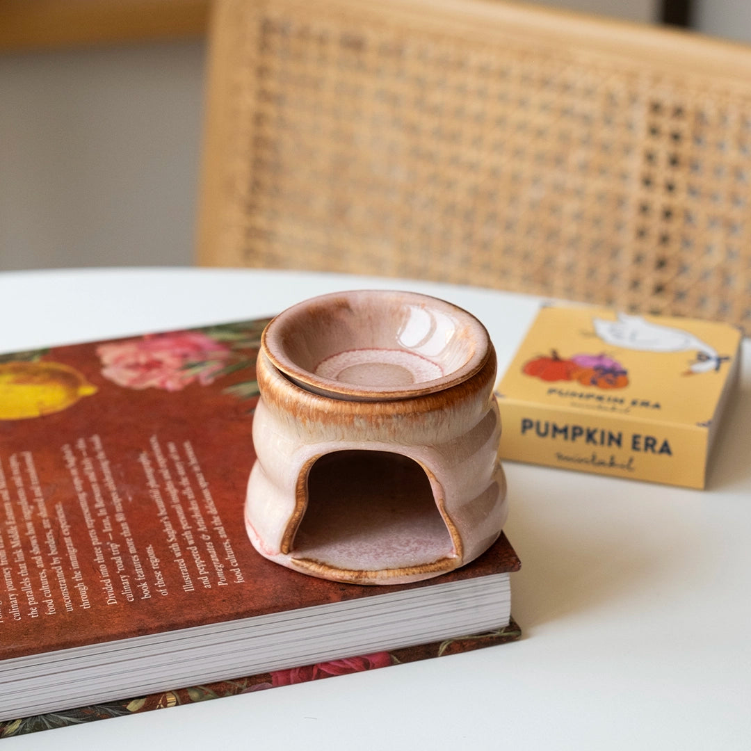 Stoneware Buhurdanlık - Gonca Pembe