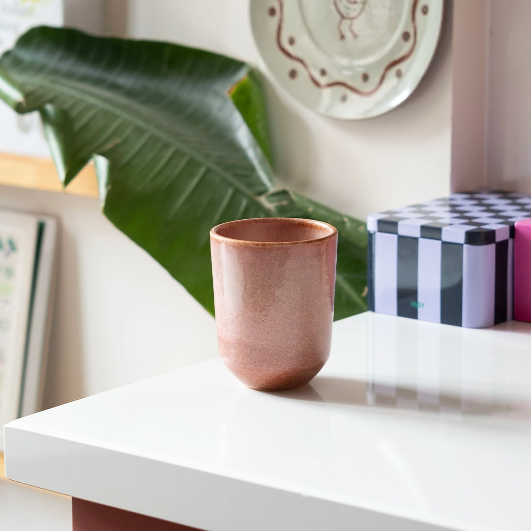 Stoneware Tumbler Bardak - Gonca Pembe