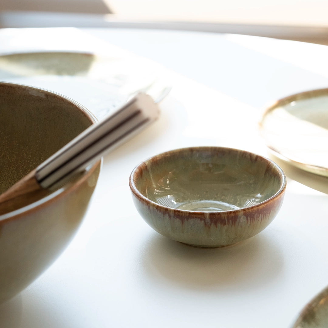 8 Kişilik Stoneware Yemek Takımı - Müdavim Yeşil