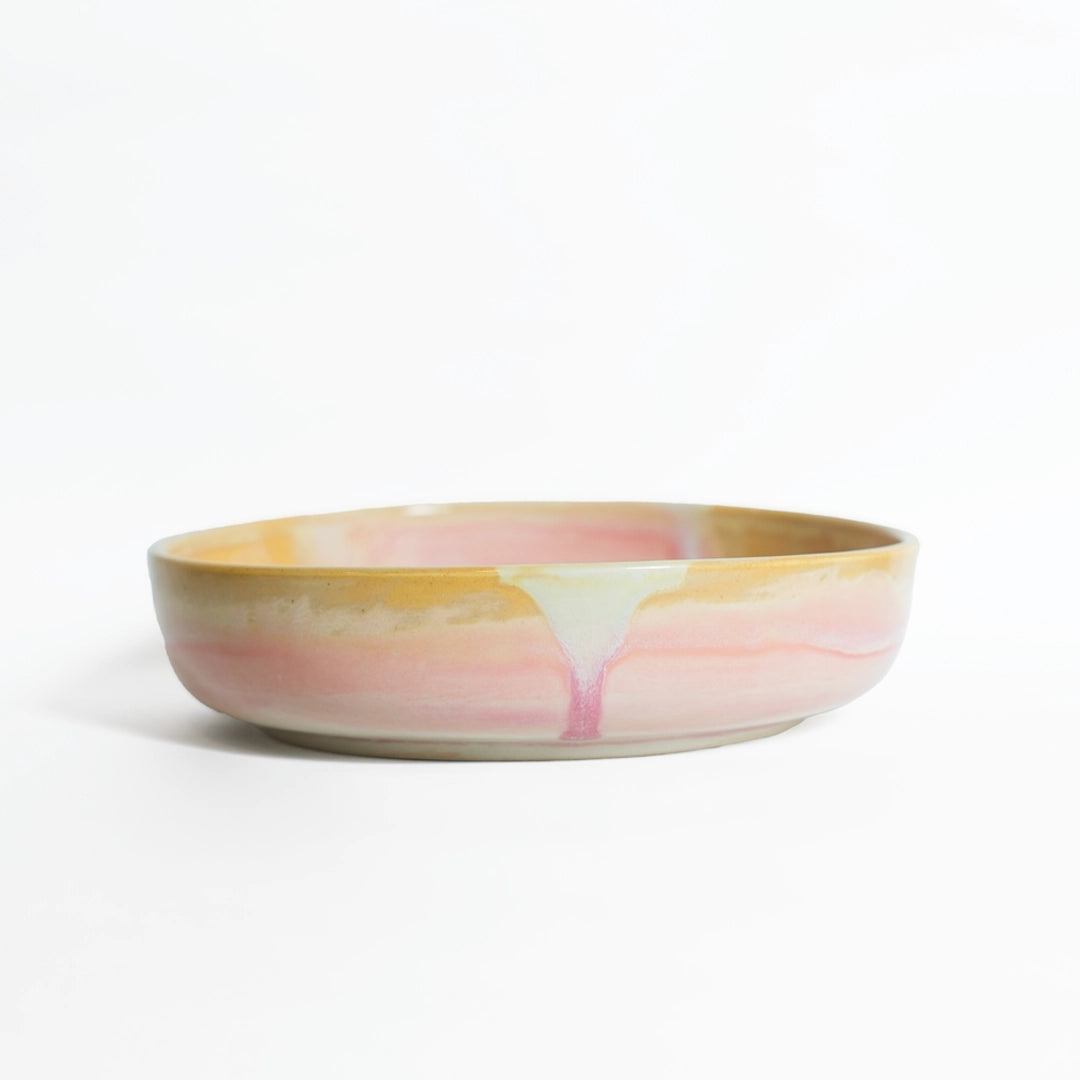 Stoneware Yayvan Bowl - Müdavim Pembe