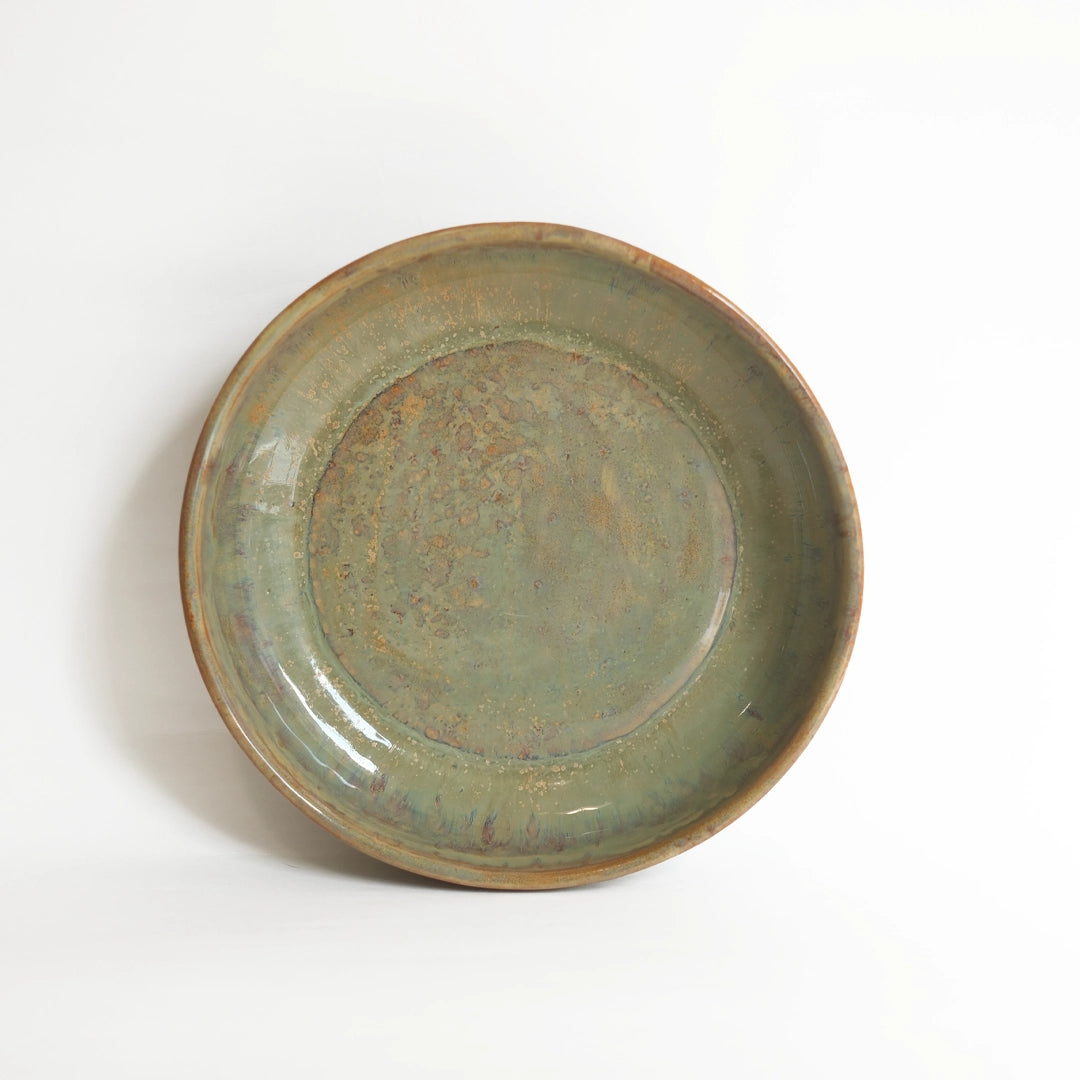 Stoneware Yayvan Bowl - Müdavim Yeşil
