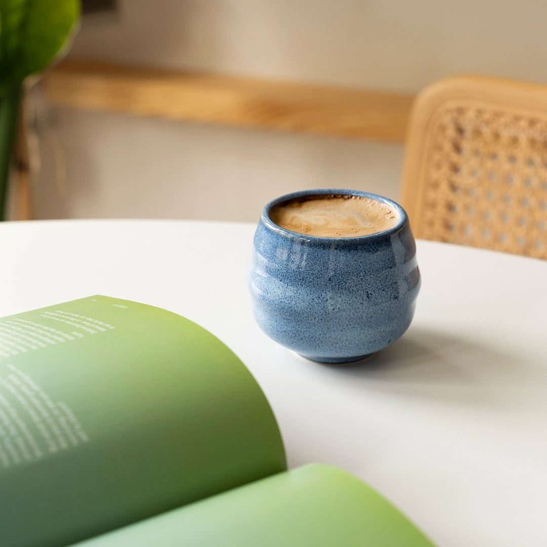 Stoneware Bardak - Sayfi Mavi