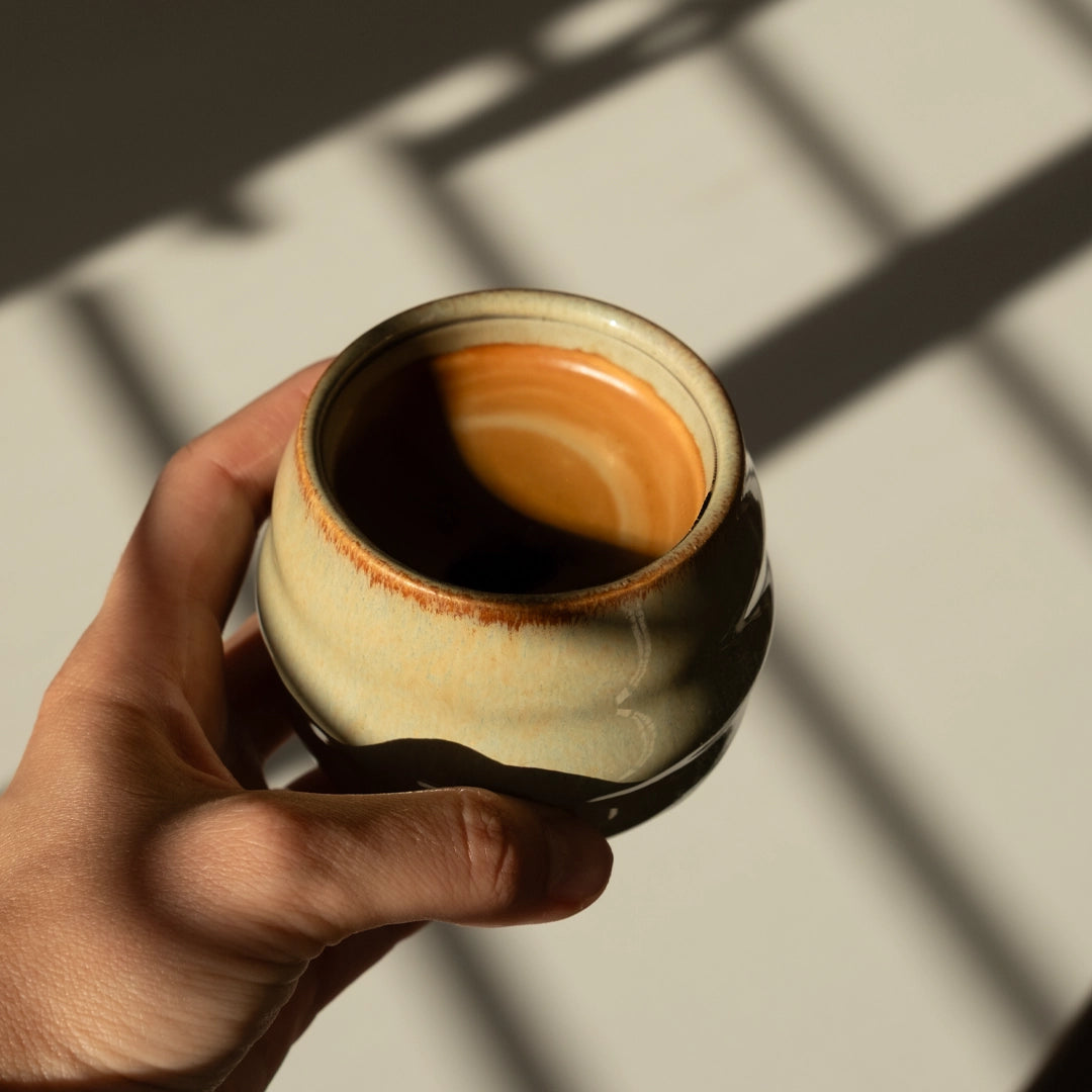 Stoneware Bardak - Müdavim Yeşil