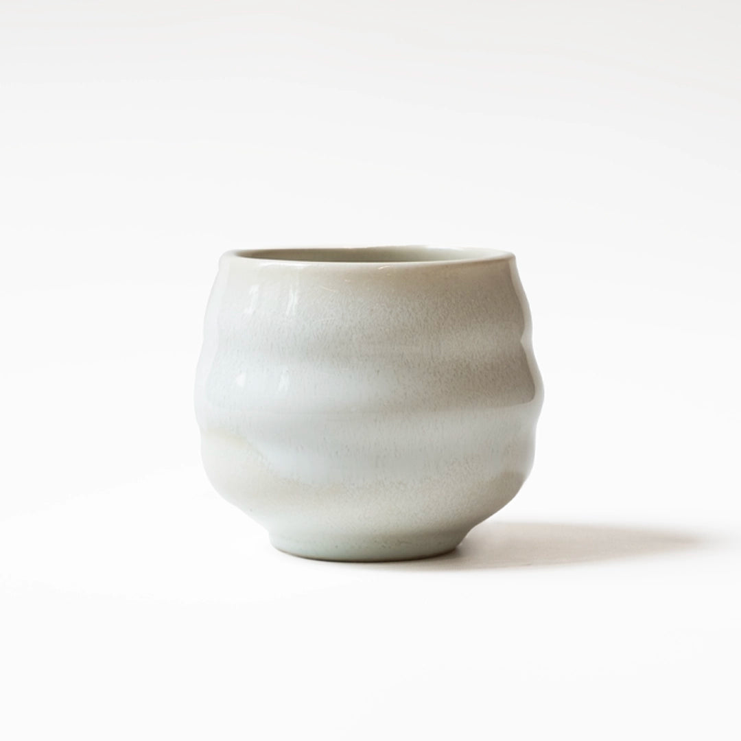 Stoneware Bardak - İnci Beyaz