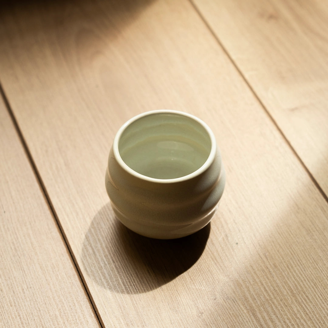 Stoneware Bardak - İnci Beyaz