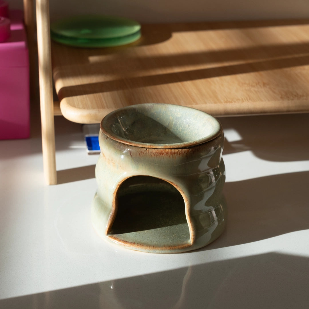 Stoneware Buhurdanlık - Müdavim Yeşil