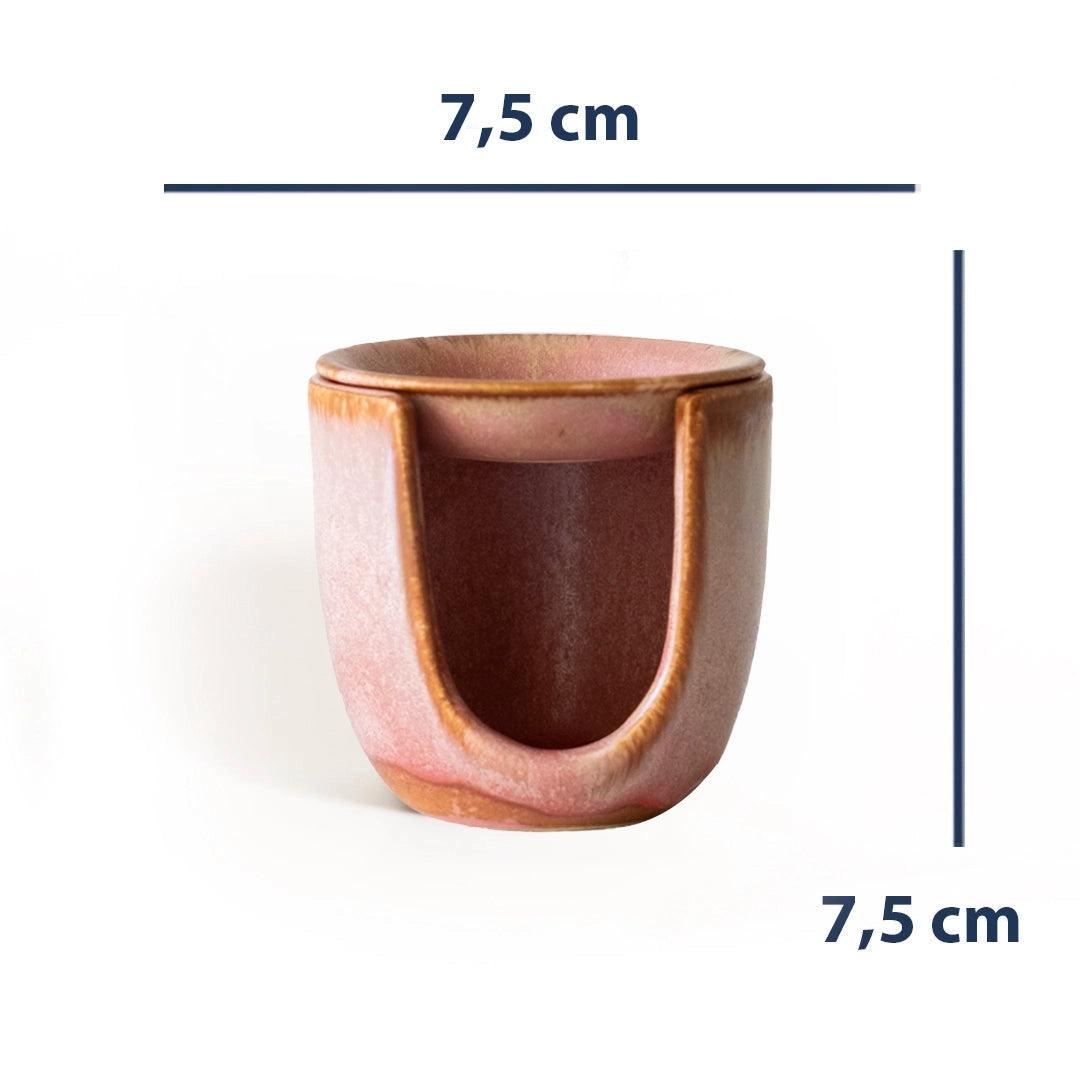 Stoneware Buhurdanlık II - Gonca Pembe