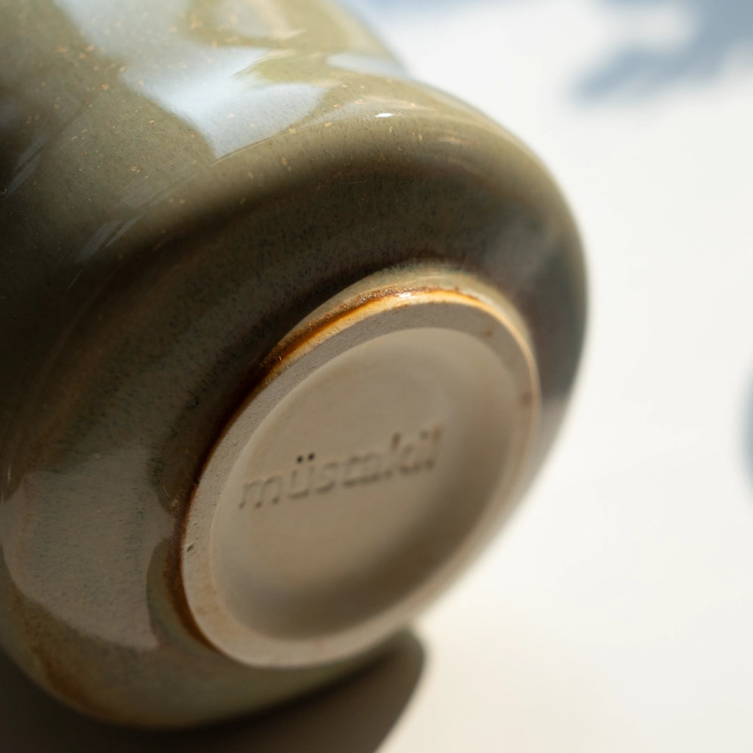 Stoneware Büyük Bardak - Müdavim Yeşil