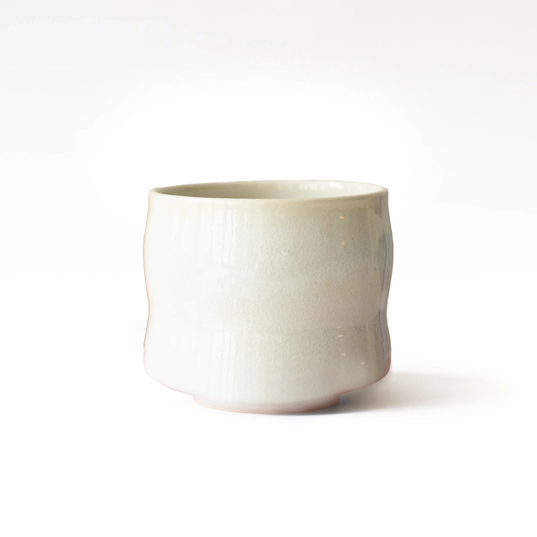 Stoneware Büyük Bardak - İnci Beyaz