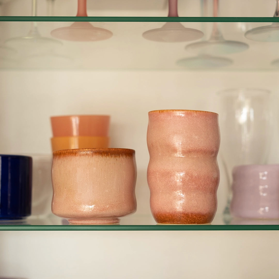 Stoneware Lungo Bardak - Gonca Pembe