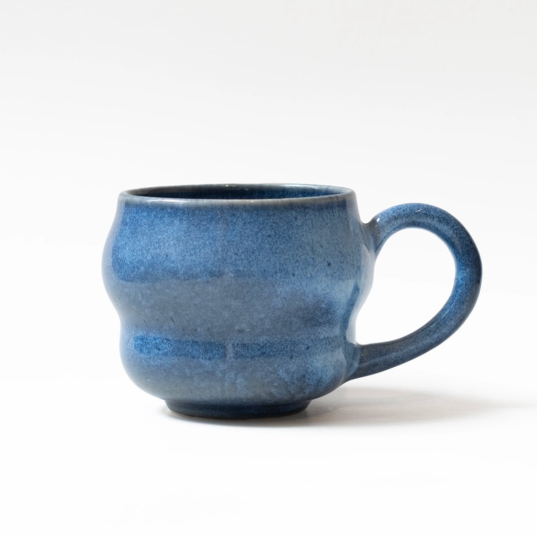 Stoneware Büyük Kupa - Sayfi Mavi