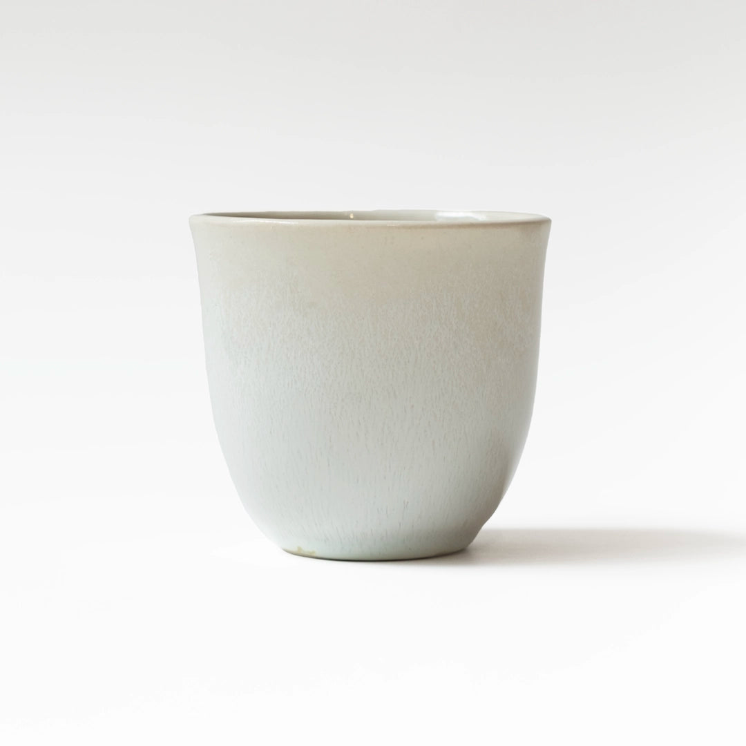 Stoneware Chawan Bardak - İnci Beyaz