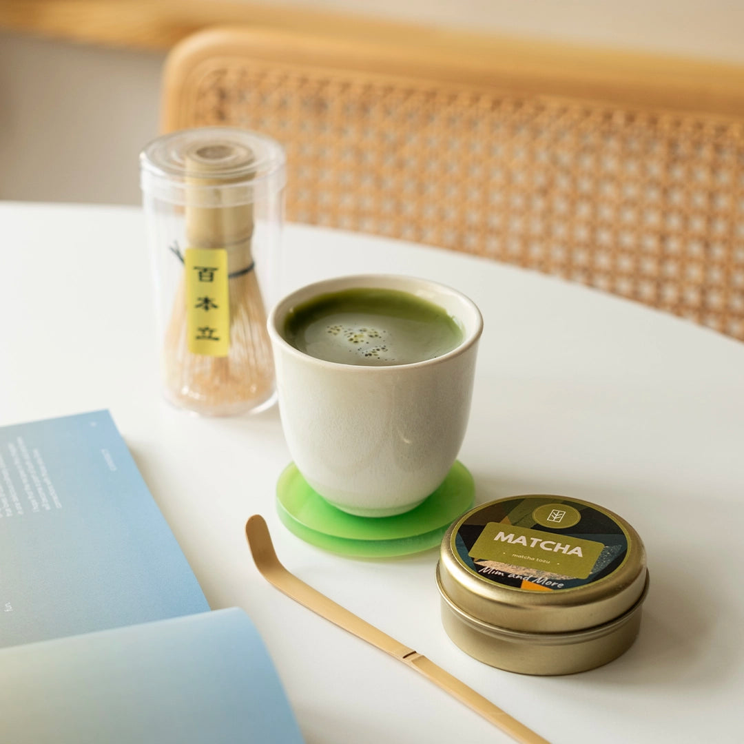 Stoneware Chawan Bardak - İnci Beyaz