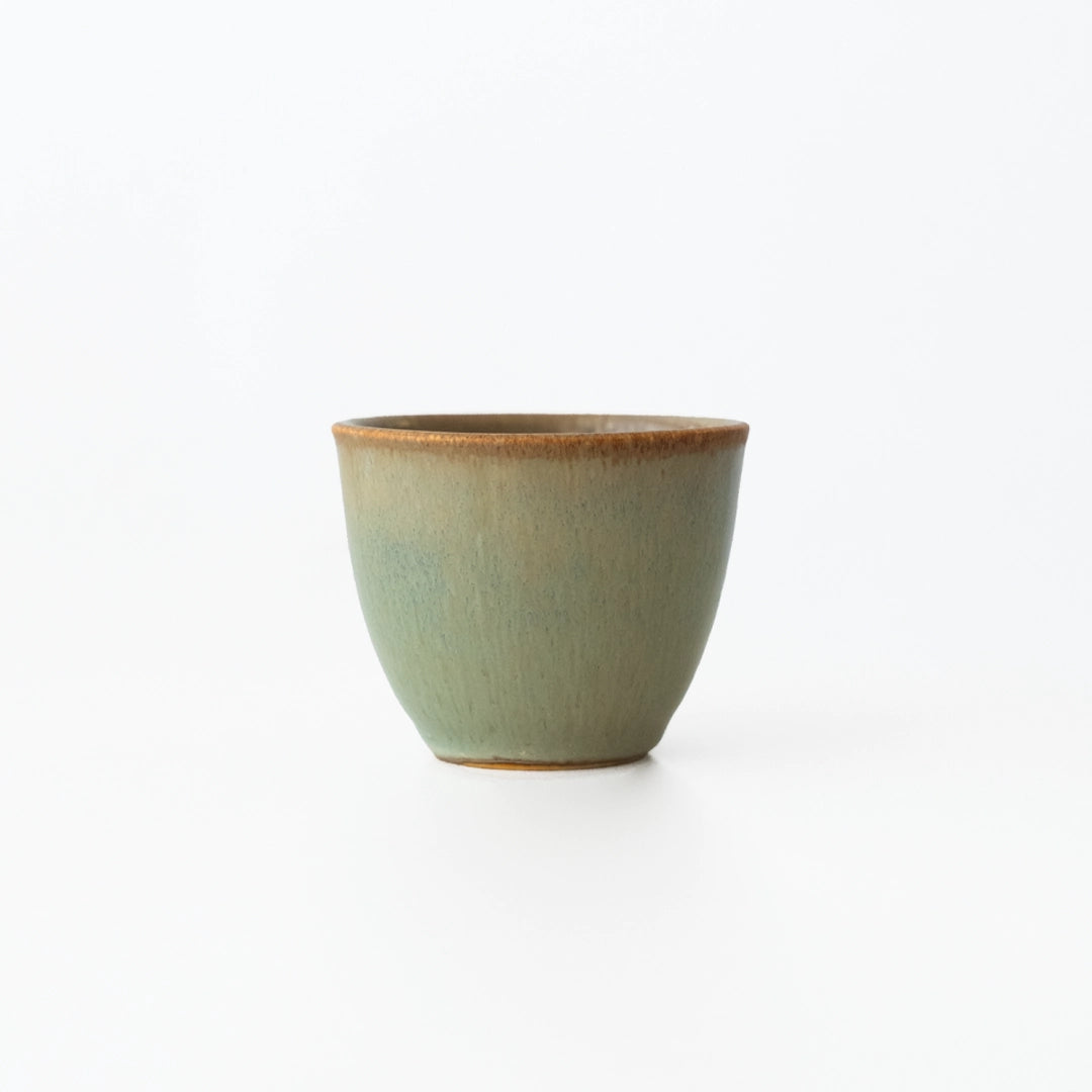 Stoneware Espresso Chawan - Müdavim Yeşil