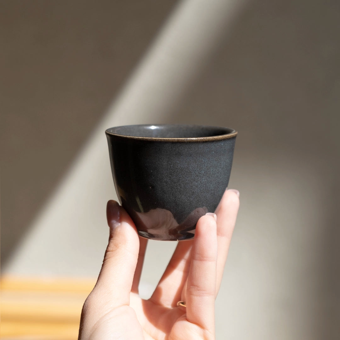 Stoneware Espresso Chawan - Sakin Gece