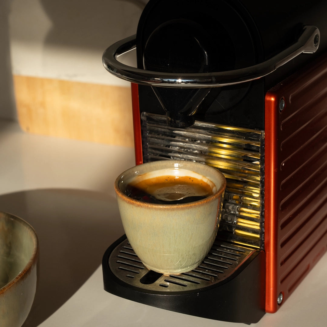 Stoneware Espresso Chawan - Müdavim Yeşil