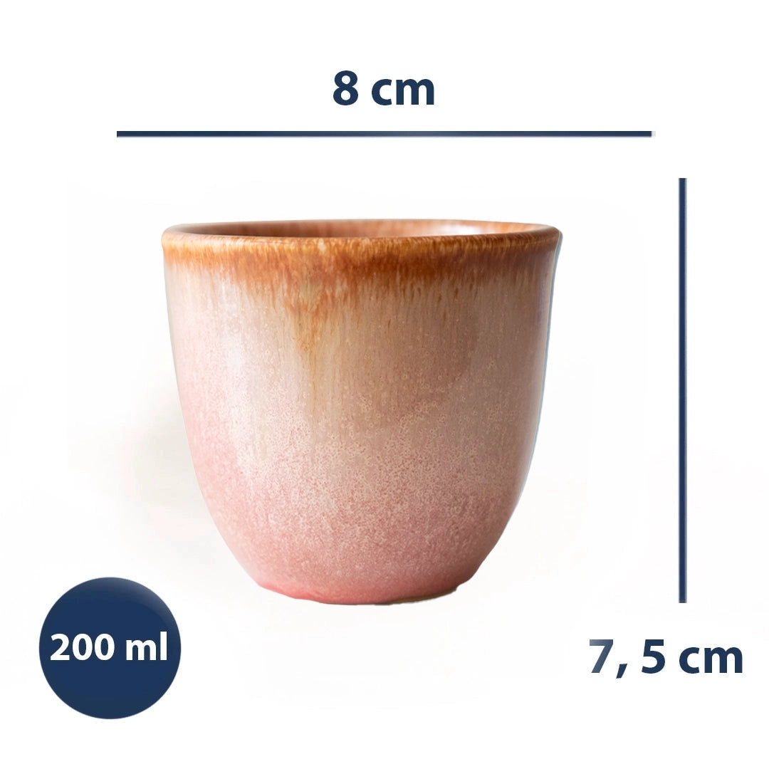 Stoneware Chawan Bardak - Gonca Pembe