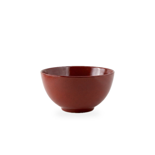 El yapımı stoneware seramik çorba kasesi, Dem Kırmızı, Ø14 × 6,5 cm renk:Dem Kırmızı paket:Tekli