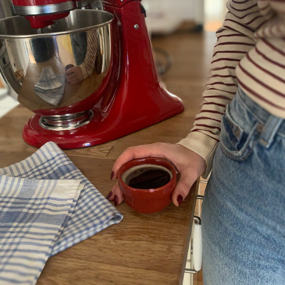 Stoneware Cortado Bardak - Dem Kırmızı