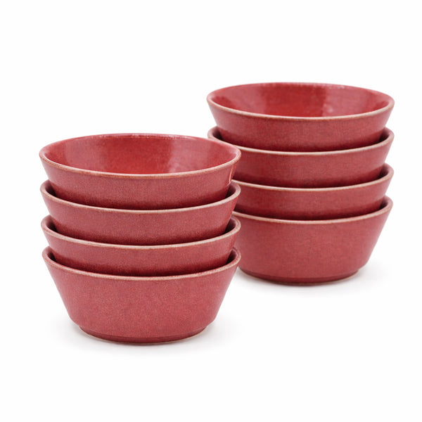 renk:Dem Kırmızı paket:8'li Set