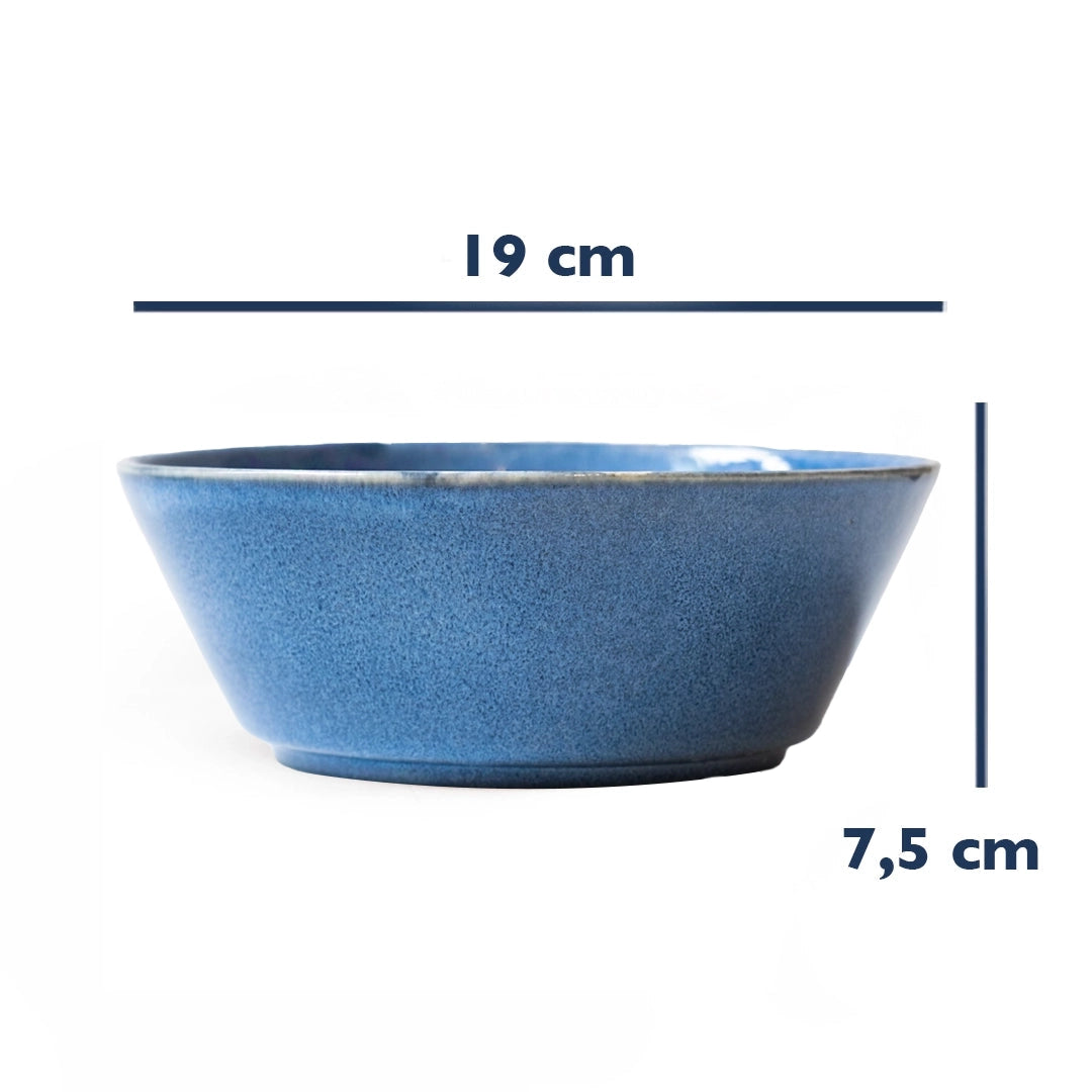 Stoneware Derin Bowl - Sayfi Mavi