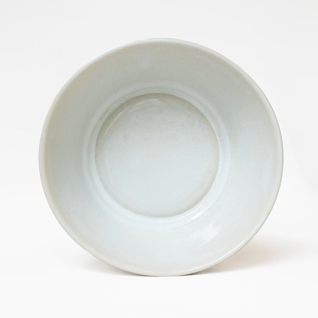 Stoneware Derin Bowl - İnci Beyaz