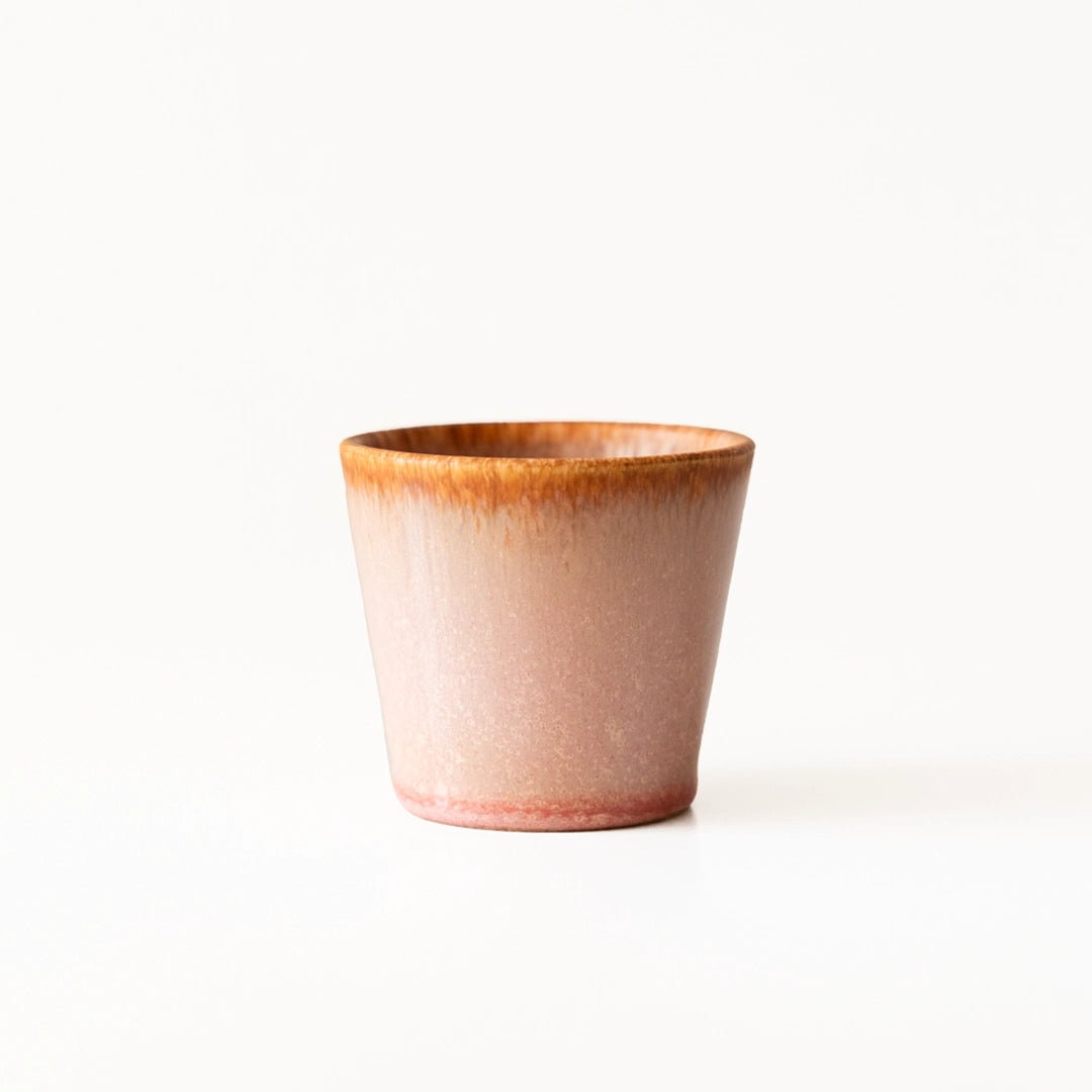 Stoneware Espresso Bardağı - Gonca Pembe