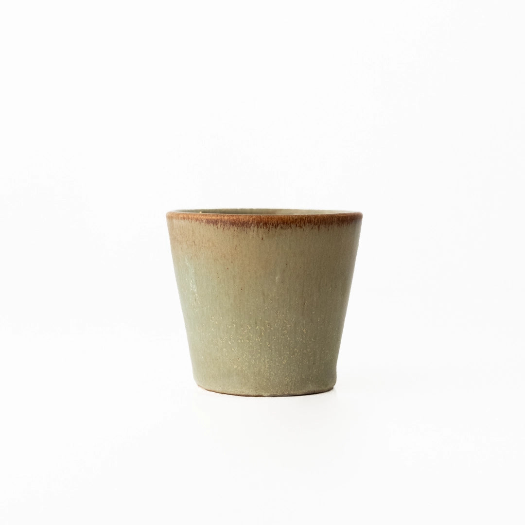 Stoneware Espresso Bardağı - Müdavim Yeşil