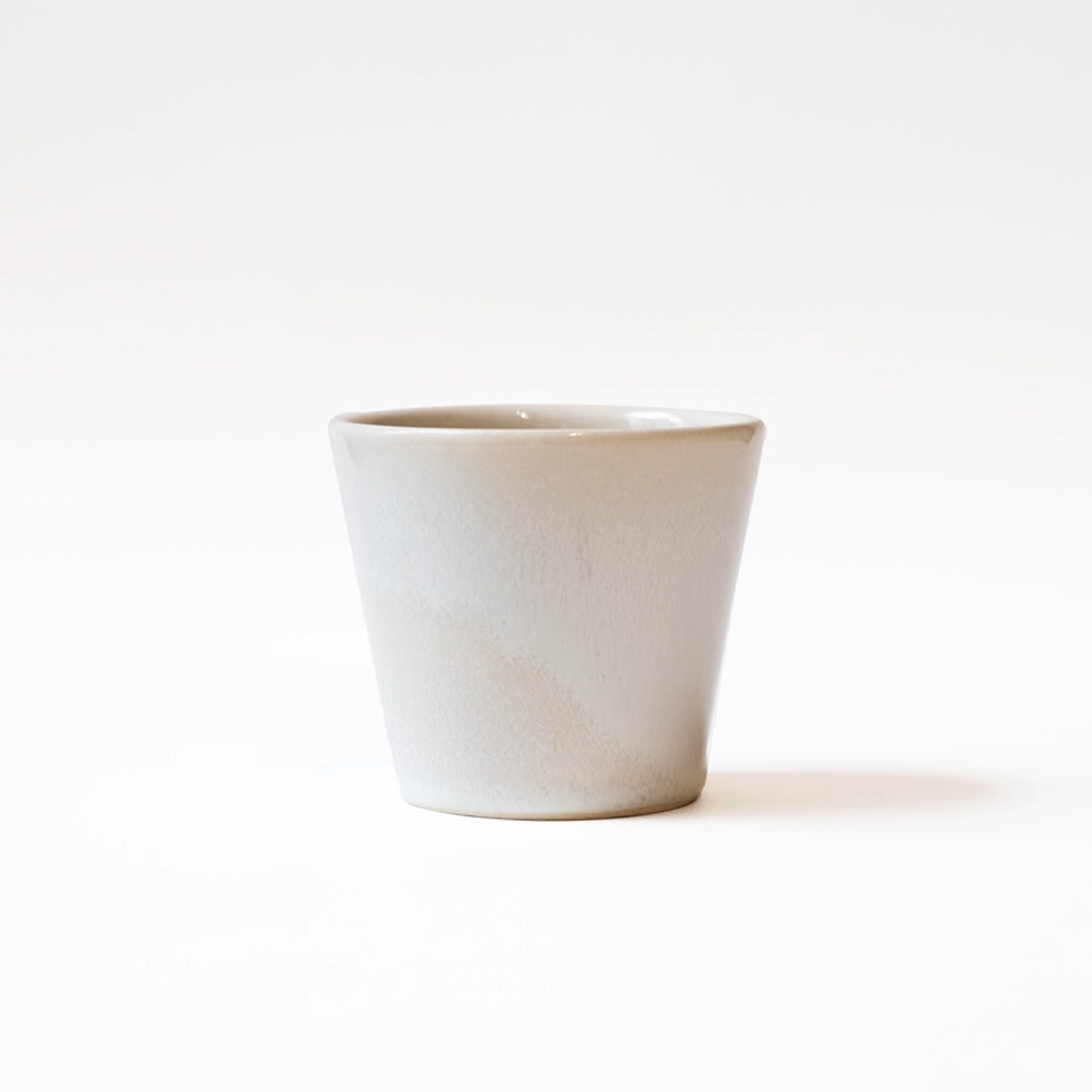 Stoneware Espresso Bardağı - İnci Beyaz