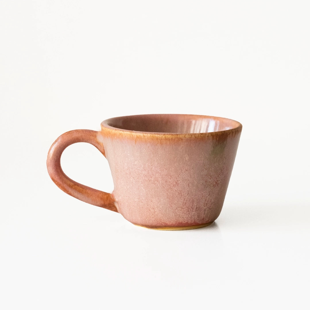 Stoneware Küçük Boy Kupa - Gonca Pembe