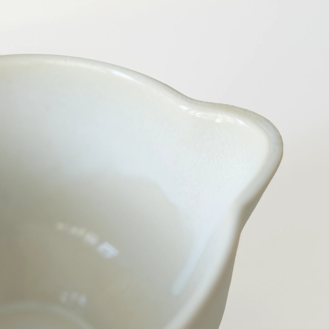 Stoneware Matcha Kasesi - İnci Beyaz