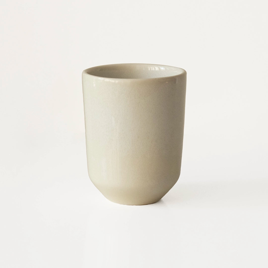 Stoneware Tumbler Bardak - İnci Beyaz