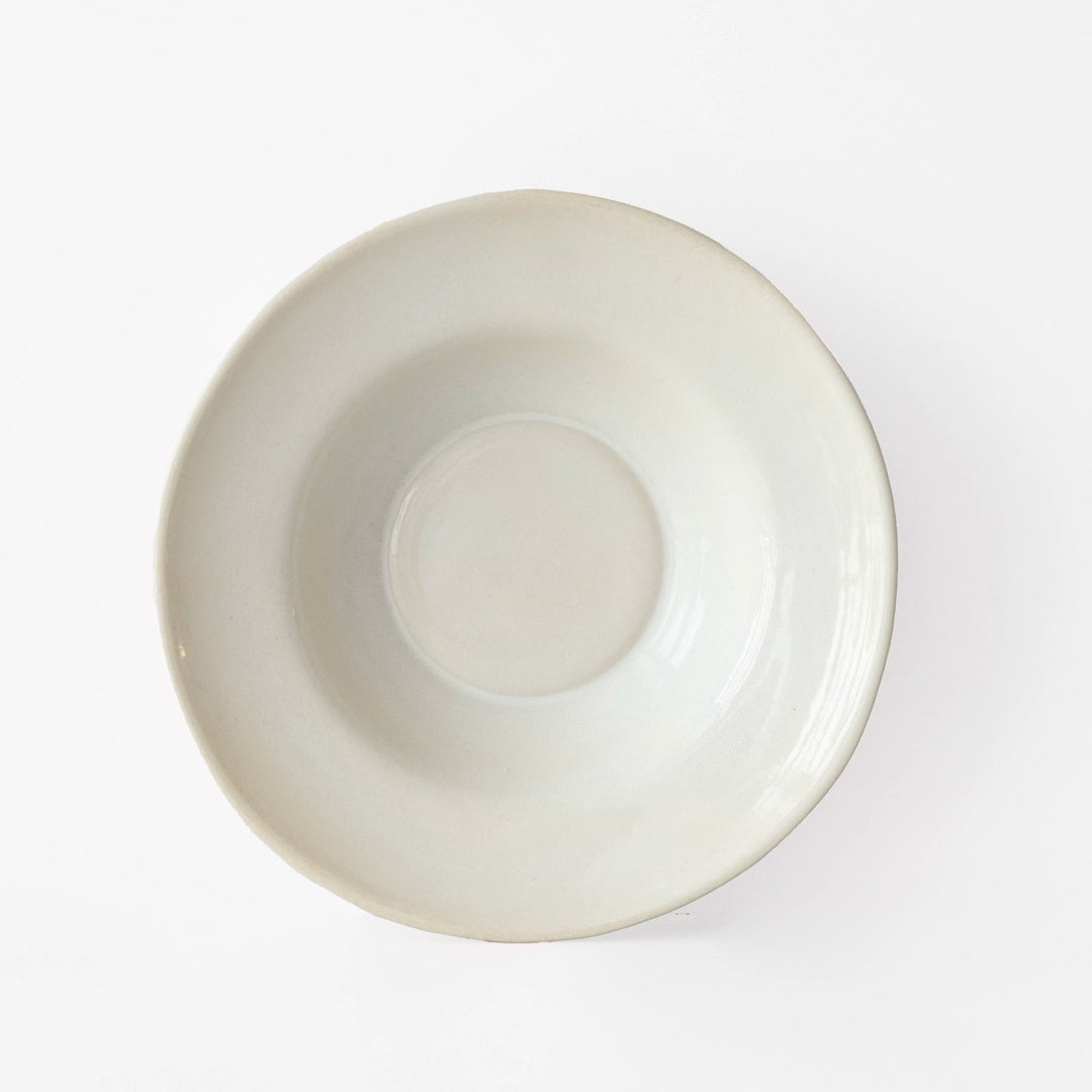 Stoneware Makarna Tabağı - İnci Beyaz